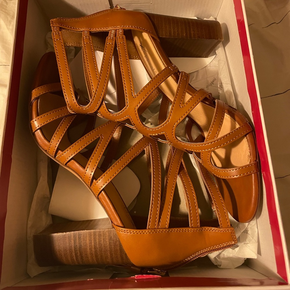 Womens block sandals